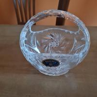 Cestino in cristallo Bohemian Crystal
