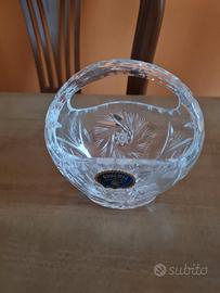 Cestino in cristallo Bohemian Crystal