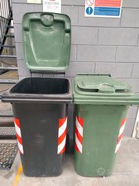 Bidone carrellato x rifiuti