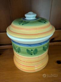 biscottiera in ceramica Caleca