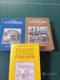 Volumi diversi di cucina regionale