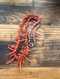 Collana vero corallo vintage
