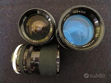 Obiettivi per fotocamere Topcon ed Exakta