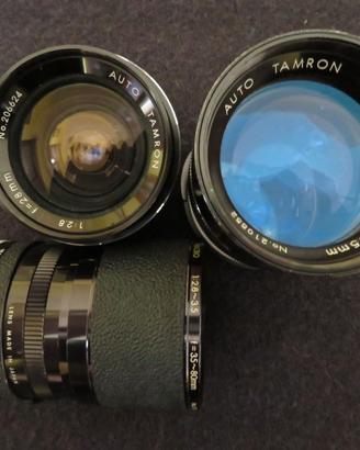 Obiettivi per fotocamere Topcon ed Exakta