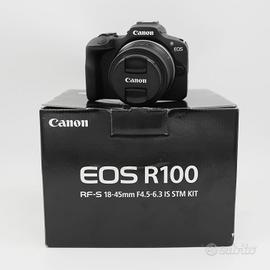 Canon R100 + 18-45 Usata 12000 Scatti