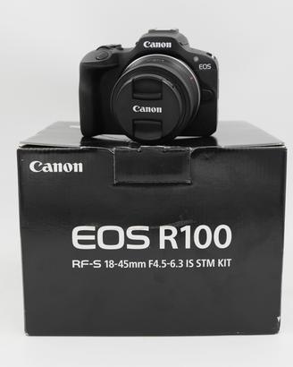Canon R100 + 18-45 Usata 12000 Scatti