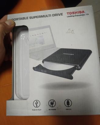 lettore  portatile CD e DVD Toshiba 