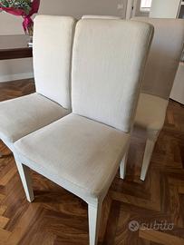 4 sedie Henriksdal Ikea imbottite