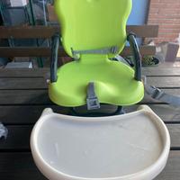 Seggiolone bambino da tavolo portatile