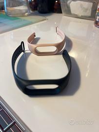 Cinturini silicone rosa e nero