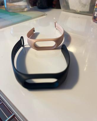 Cinturini silicone rosa e nero