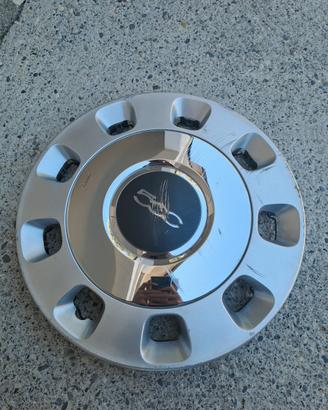 COPRICERCHIO "VINTAGE" CON CROMATURA FIAT 500
