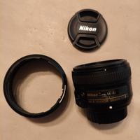 Nikon Obiettivo Nikkor AF-S 50 mm f/1.8G, Nero

