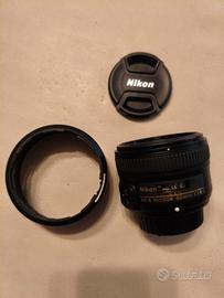 Nikon Obiettivo Nikkor AF-S 50 mm f/1.8G, Nero


