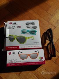 LG AG-F315 Occhiali 3D, Confezione da 4 pezzi