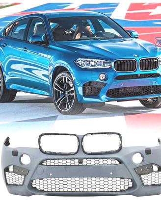 PARAURTI ANTERIORE BMW X6 F16 LOOK X6M PDC SRA