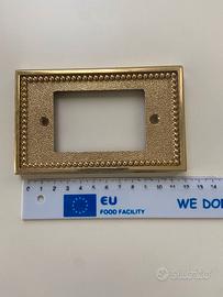 Placche BTicino in ottone lavorato Lotto completo