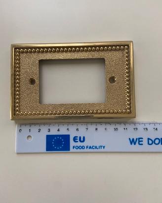 Placche BTicino in ottone lavorato Lotto completo