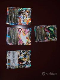 Lotto 4 Pokémon EX Kyurem Bianco Latias Rayquaza 