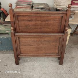 Testata e pediera per letto singolo