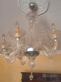 lampadario vetro murano