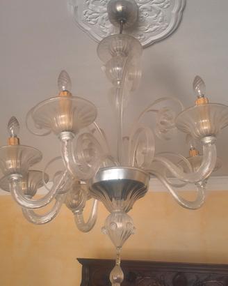 lampadario vetro murano
