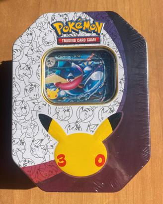 Pokémon 30th Anniversary Tin Greninja ex Italiano 