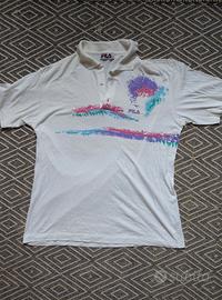Polo Vintage FILA Anni 80/90 Tennis  taglia XL