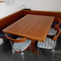 Giropanca legno con sedie