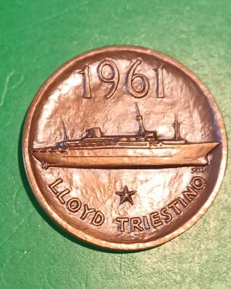 MEDAGLIA COMMEMORATIVA LLOYD TRIESTINO 1836-1961