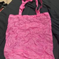 Borsa shopper rosa pieghevole Winnie The Pooh