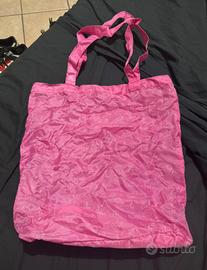 Borsa shopper rosa pieghevole Winnie The Pooh