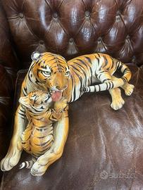 Statua ROMAN ITALY 1667 65CM- ceramica vintage ‘70