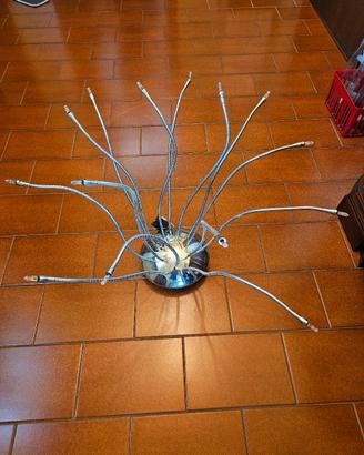 lampadario moderno a bracci alogeno