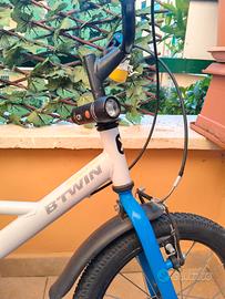 bici bambino 5/6 anni blu e bianca