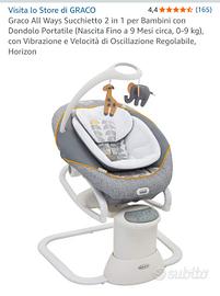Sdraietta e dondolo 2 in 1 Graco All Ways Soother 