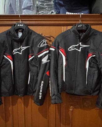 Coppia giubbotti moto Alpinestars Honda