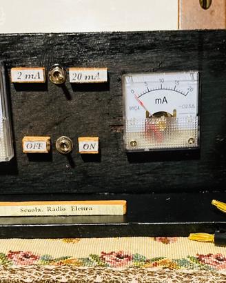 Scuola Radio Elettra provavalvole a levette