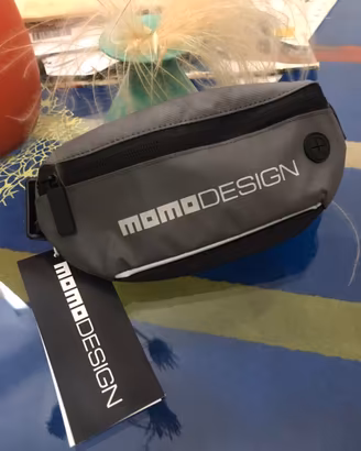 Marsupio grigio unisex Momo Design