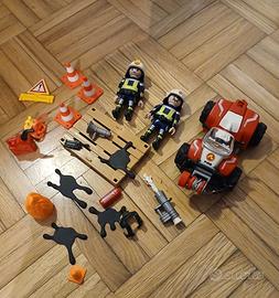playmobil quad pompieri