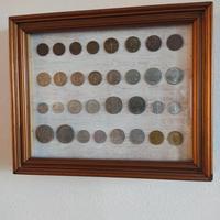 lotto quadro con centesimi  di lire 