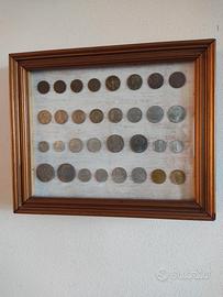 lotto quadro con centesimi  di lire 