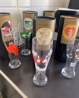 Collezione 6 bicchieri da birra di Ritzenhoff