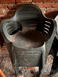 Blocco sedie a poltroncina