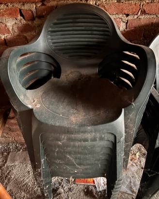 Blocco sedie a poltroncina