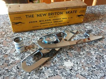 Lame in acciaio cromato THE NEW BRITON SKATE