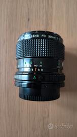 Canon New FD 50mm f/3.5 Macro
