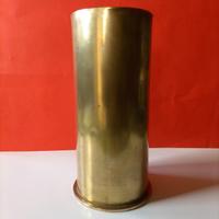 vaso in ottone bossolo