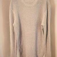 Maglione Girocollo AllSaints in Cotone Waffle 