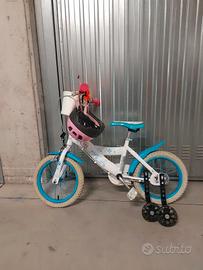 Bici Frozen casco e rotelle